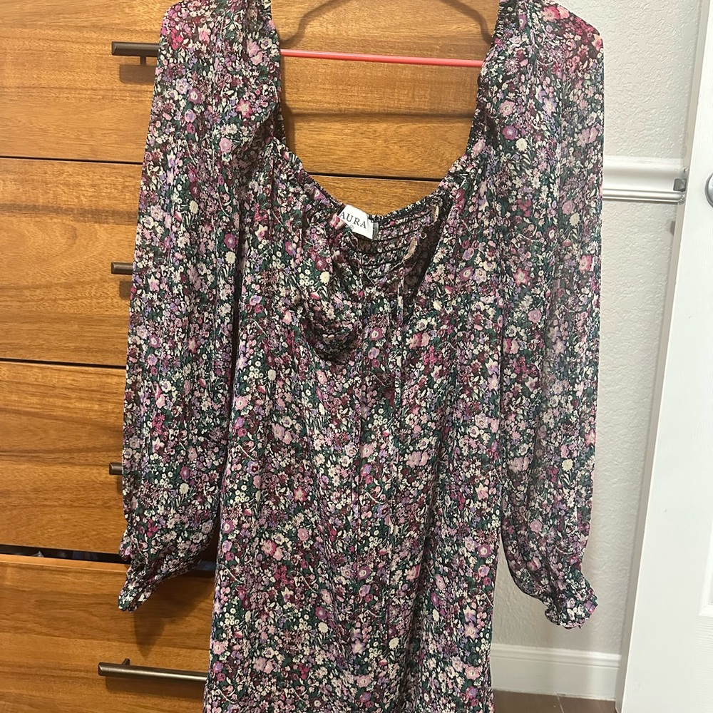 Aura Multicolor Floral Blouse